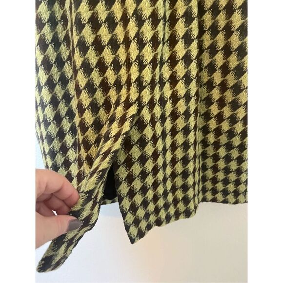 New Eva Franco Plaid Short Sleeve Pencil Dress - Picture 6 of 7